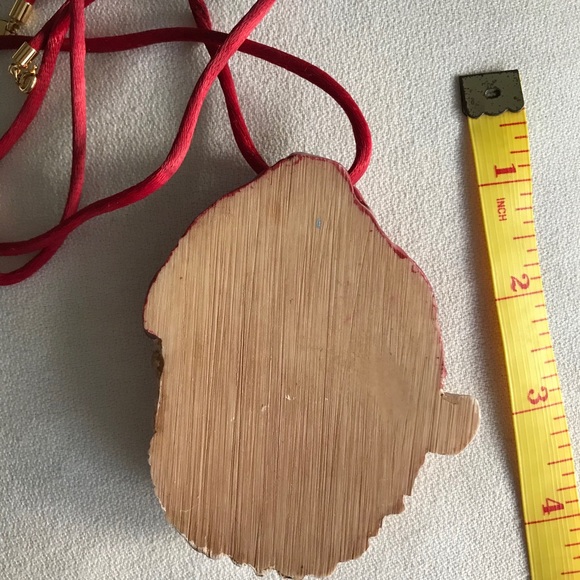 Rustic Santa Pendant - Picture 2 of 3